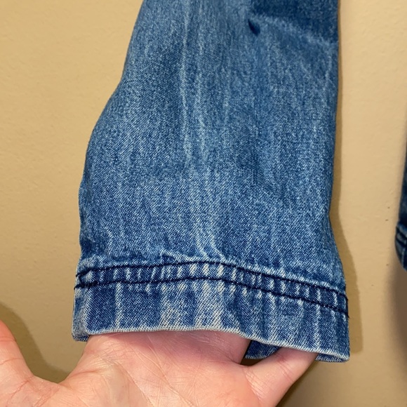 Vintage New Identity Denim Embroidered Button Down - Picture 10 of 12